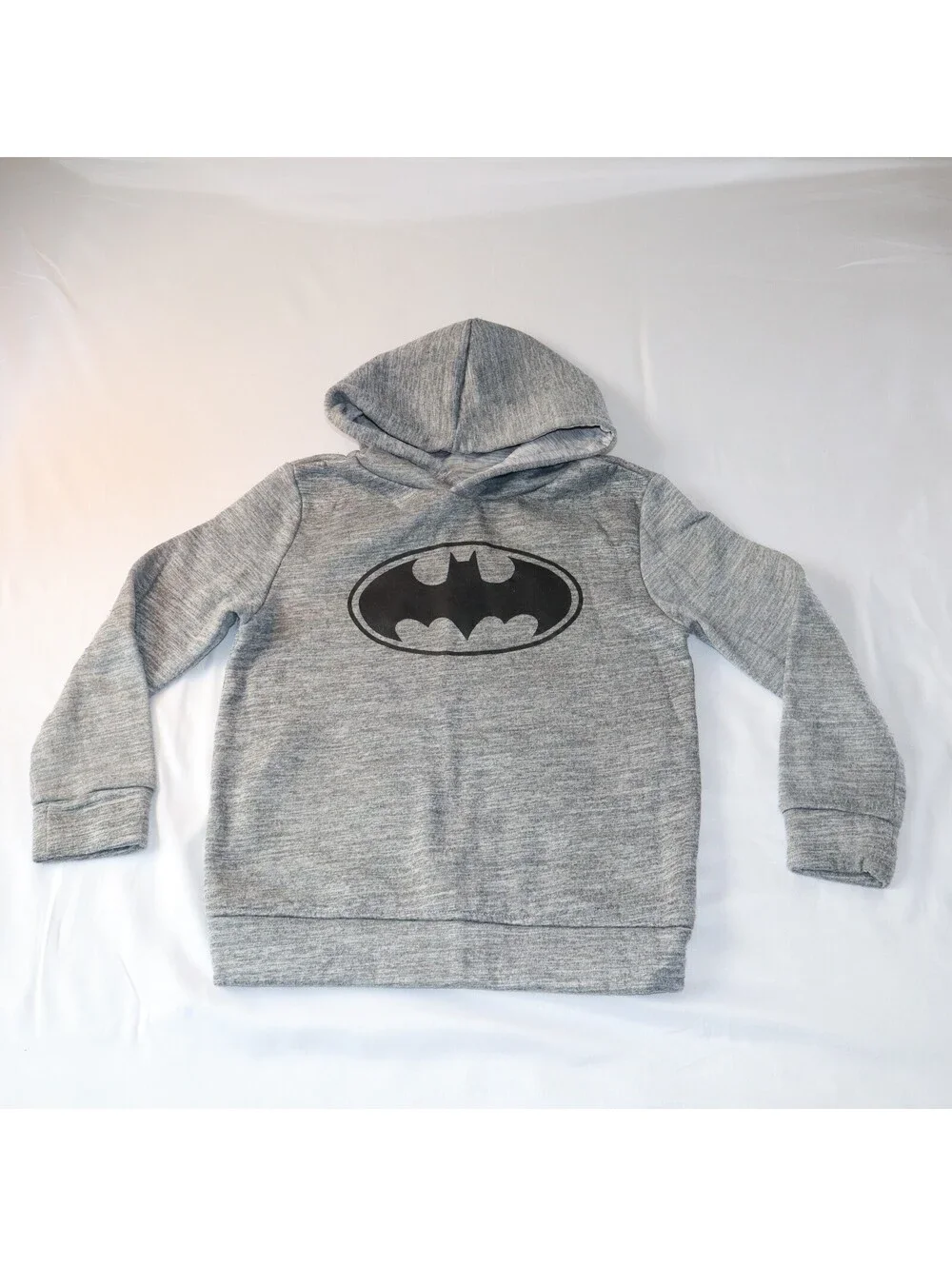 Batman Boys Hoodie Size 6 Gray